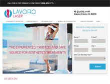Tablet Screenshot of lavorolaser.com